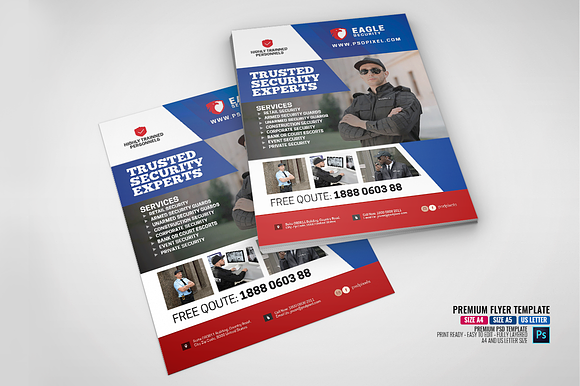 Security Experts Promotional Flyer in Flyer Templates - product preview 3