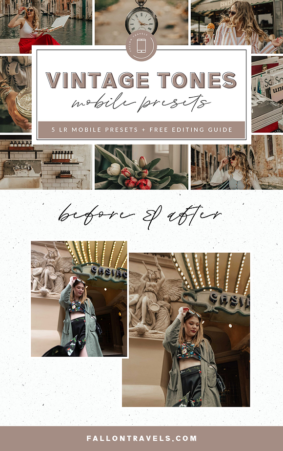 Vintage Lightroom Mobile Presets in Add-Ons - product preview 20