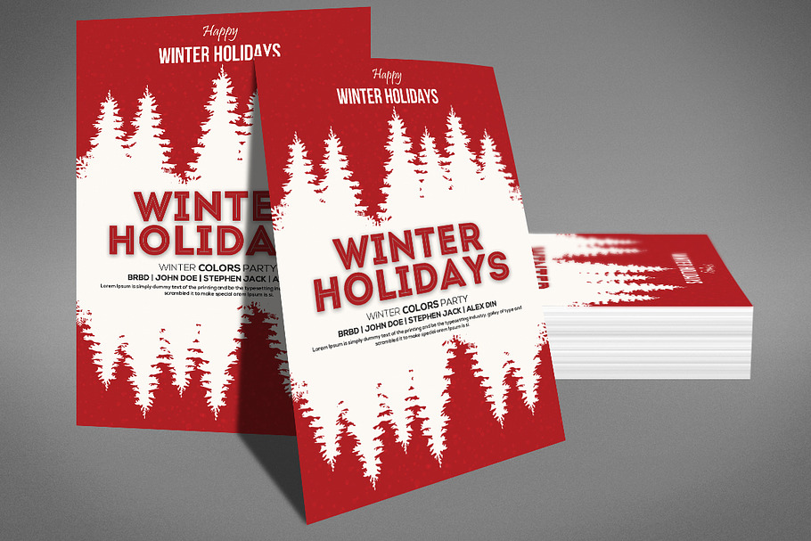 Winter Travel Agent Flyer in Flyer Templates - product preview 8