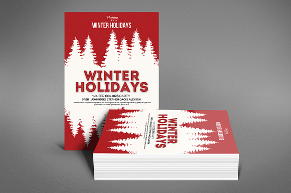 Winter Travel Agent Flyer in Flyer Templates - product preview 1