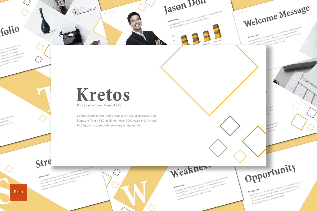 Kretos - Powerpoint Template in PowerPoint Templates - product preview 8