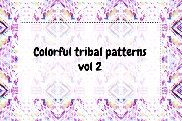 Colorful tribal patterns vol2