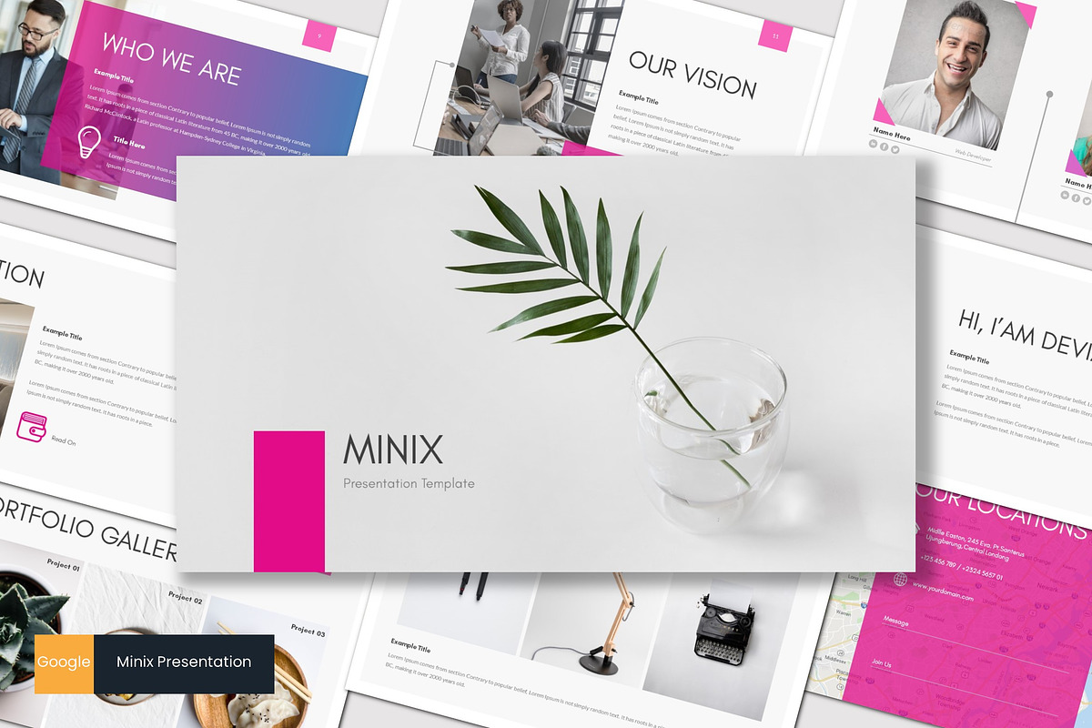 Minix - Google Slides Template in Google Slides Templates - product preview 8
