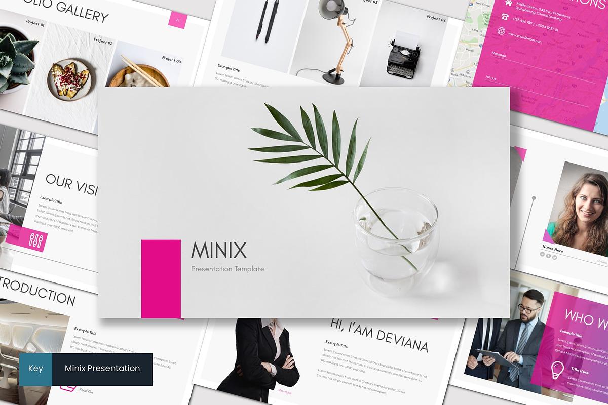 Minix - Keynote Template in Keynote Templates - product preview 8