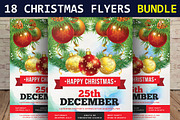 18 Christmas Flyers Bundle