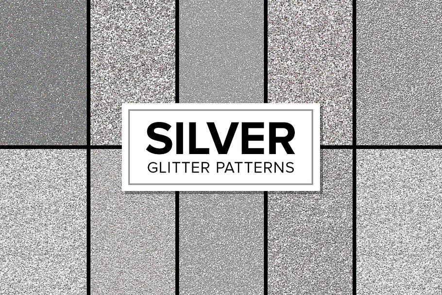 Silver Glitter Patterns