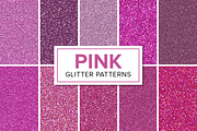 Pink Glitter Patterns - Seamless