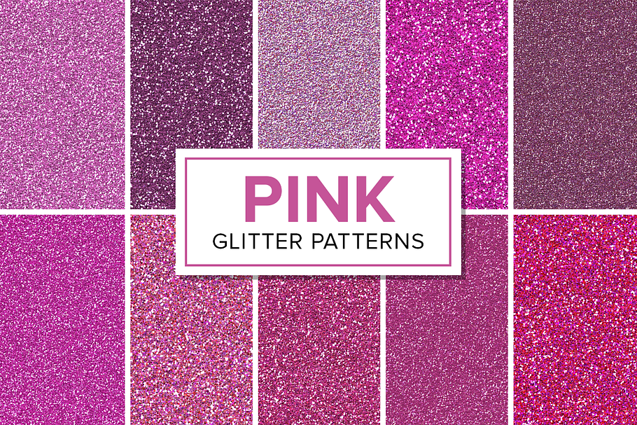 Pink Glitter Patterns - Seamless in Patterns - product preview 8
