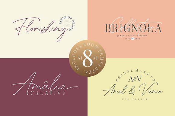 American Favorite - Luxury Font Duo in Display Fonts - product preview 11