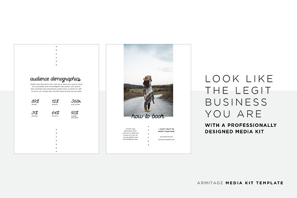 Armitage Media Kit Template (PSD) in Brochure Templates - product preview 1