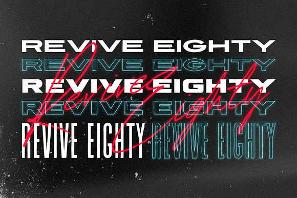 Revive 80 - Retro 1980's Font Pack in Display Fonts - product preview 1