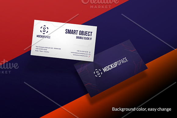 Business Cards - 5 Elegant Mockups in Print Mockups - product preview 1