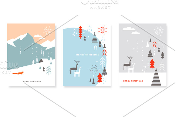 Christmas and New Year's set in Illustrations - product preview 2