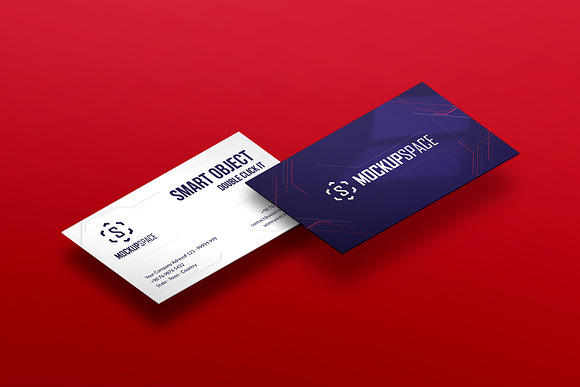 Business Cards - 5 Elegant Mockups in Print Mockups - product preview 6