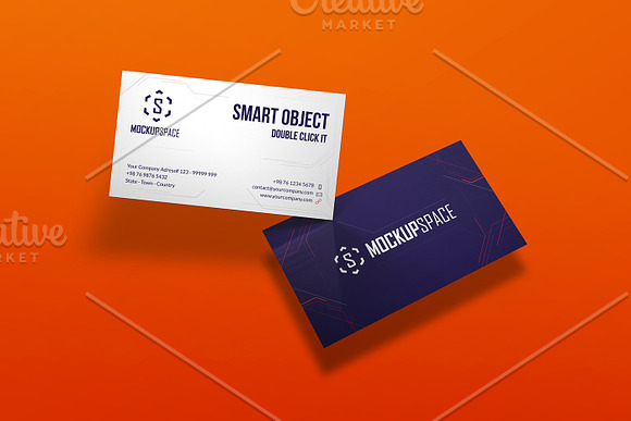 Business Cards - 5 Elegant Mockups in Print Mockups - product preview 8