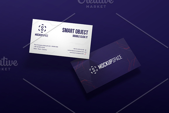 Business Cards - 5 Elegant Mockups in Print Mockups - product preview 9
