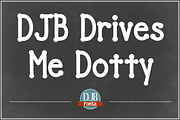 DJB Drives Me Dotty Font