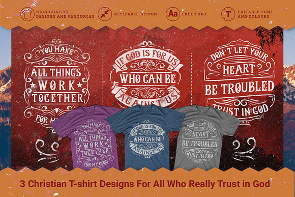100 Editable T-shirt Designs in Illustrations - product preview 28