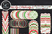 HoHo Christmas2, 115 Clipart/Element