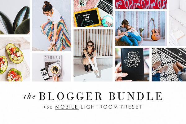 +30 Blogger Lightroom Mobile Presets