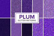 Purple Glitter Patterns - Seamless
