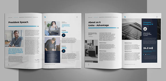 Unite Business Brochure in Brochure Templates - product preview 2