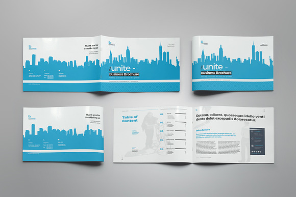 Unite Business Brochure in Brochure Templates - product preview 2