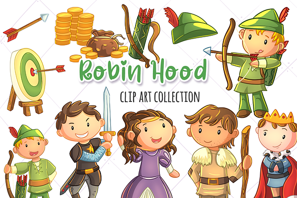 Robin Hood Clip Art Collection