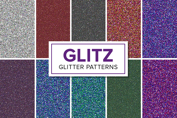 Glitter Patterns - Variety Pack in Patterns - product preview 3
