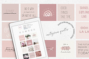 INSTAGRAM FEED QUOTES / BLUSH ROSE