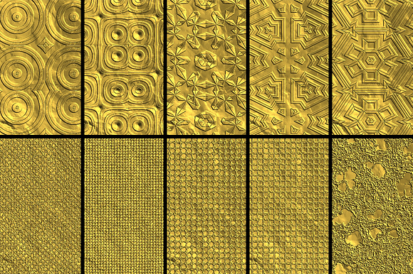 85 Gold Patterns Bundle in Textures - product preview 3