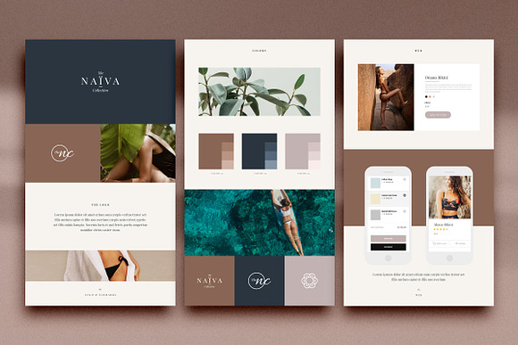 Naiva - Brand Sheets Collection in Presentation Templates - product preview 1