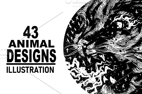 T-Shirt Designs Animal in Illustrations - product preview 6