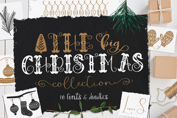 The Big Christmas Collection in Script Fonts - product preview 14