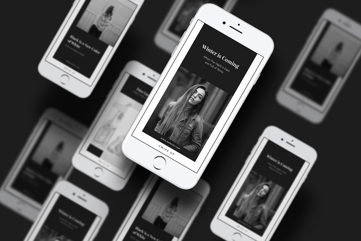 Black is a New Color Instagram Story in Instagram Templates - product preview 8