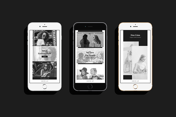 Black is a New Color Instagram Story in Instagram Templates - product preview 3