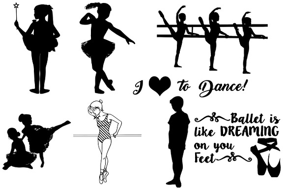 Young Ballet Dancers AI EPS PNG in Illustrations - product preview 3