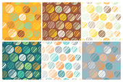 37 Polka dot seamless patterns set