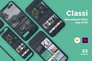 Classi - Educational Video App UI Ki
