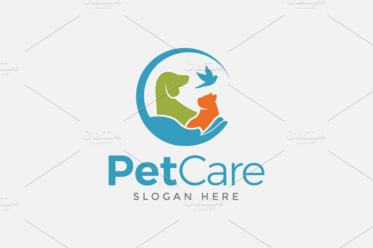 Pets Care Logo in Logo Templates - product preview 8