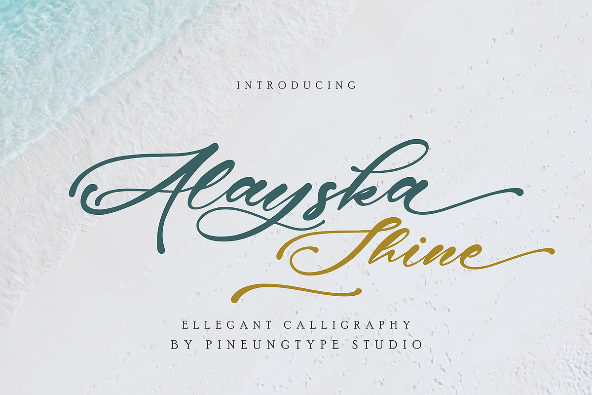 Alayska in Script Fonts - product preview 8
