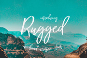 Rugged | a hand-written font