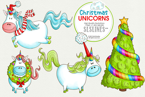 Big Christmas Bundle Clipart in Illustrations - product preview 6