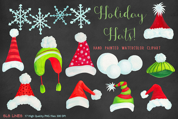 Big Christmas Bundle Clipart in Illustrations - product preview 13