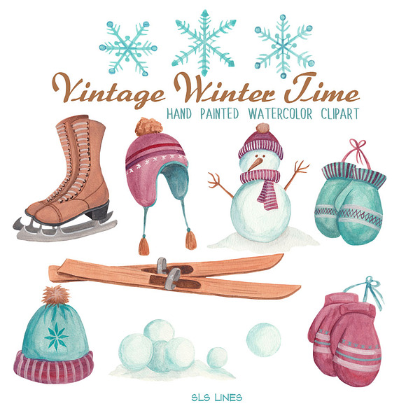 Big Christmas Bundle Clipart in Illustrations - product preview 14