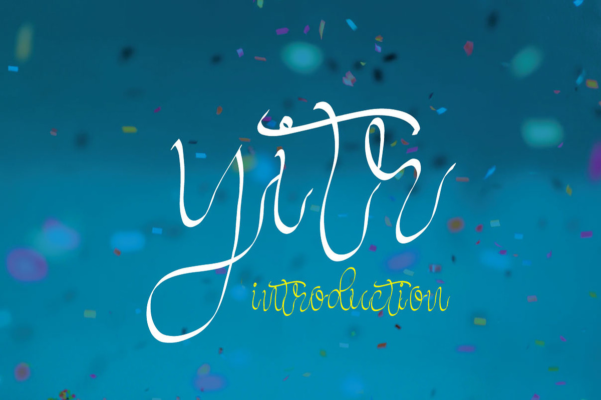 yitr in Display Fonts - product preview 8