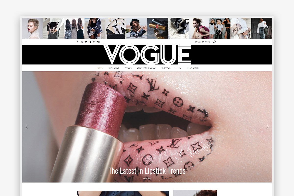 Vogue - Fashion WordPress Blog Theme in WordPress Blog Themes - product preview 8
