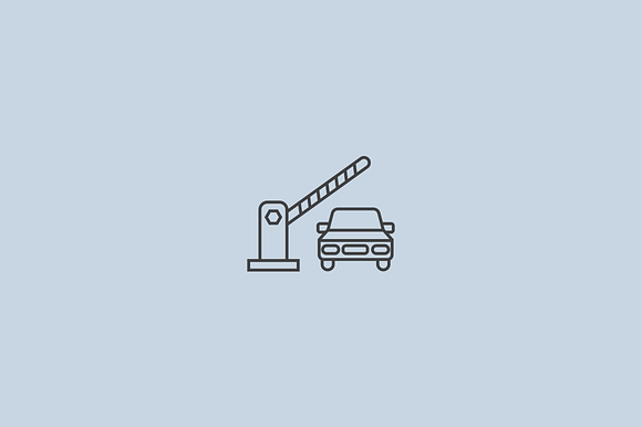 15 Parking Lot Icons in Icons - product preview 3