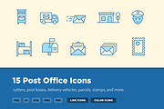 15 Post Office Icons