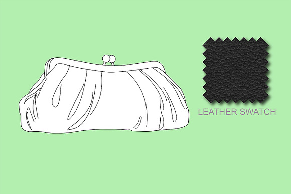 Mockup Leather Hand Purse in Product Mockups - product preview 1